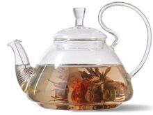 Чайник заварочный стеклянный TimA Дикая Вишня TP124, 0.6 л