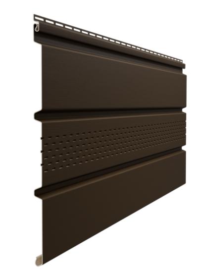 Docke STANDARD Софит с центральной перфорацией (Шоколад)