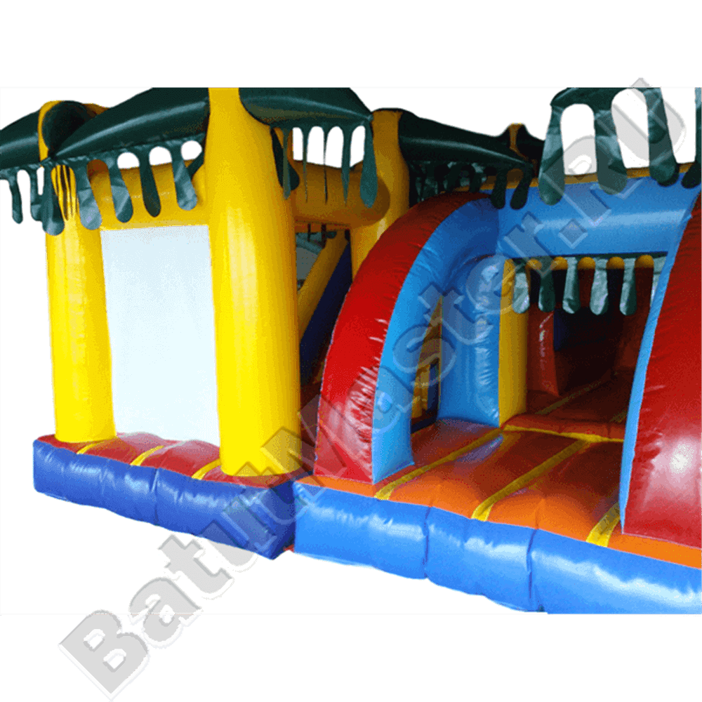 Надувная полоса препятствий "Супер - джунгли"