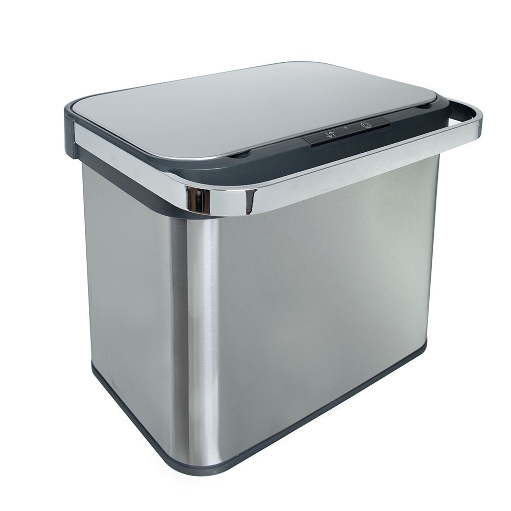 Ведро для раздельного сбора мусора, сенсорное, 2 емкости, Foodatlas  JAH-8884, 18л (9+9)