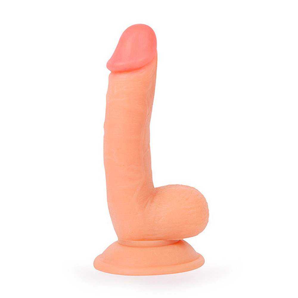 Телесный реалистичный фаллоимитатор 18см Bior Toys Erowoman ER-30062