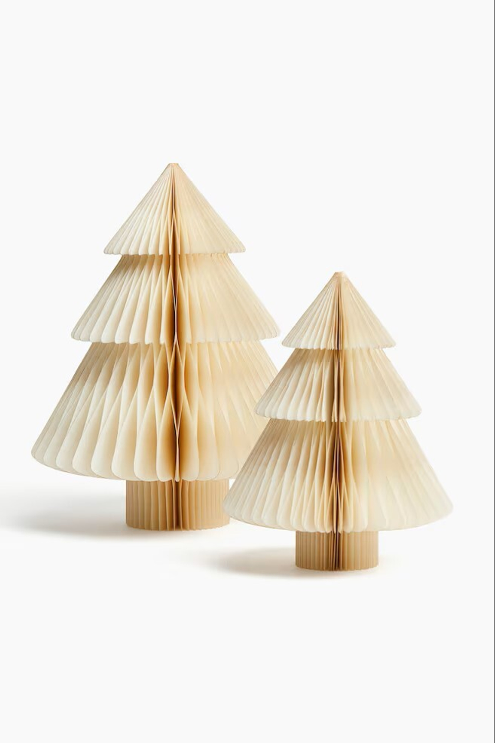 H&M Бумажная рождественская елка, экрю