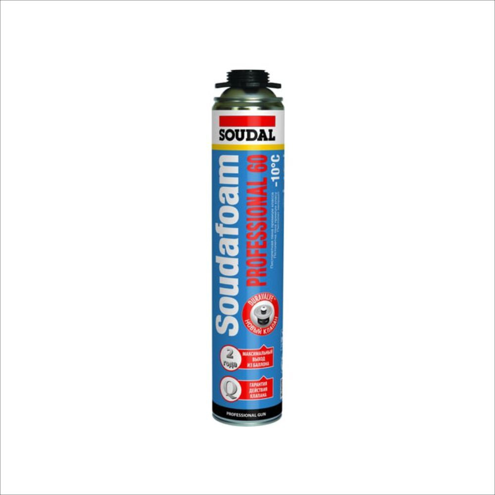 SOUDAL Professional 60 Пена монтажная профессиональная зимняя750мл (-10C) арт115002