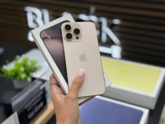 Б/У Телефон Apple iPhone 16 Pro Max 256Gb Desert Titanium 93% АКБ (MW27CY5TXM)