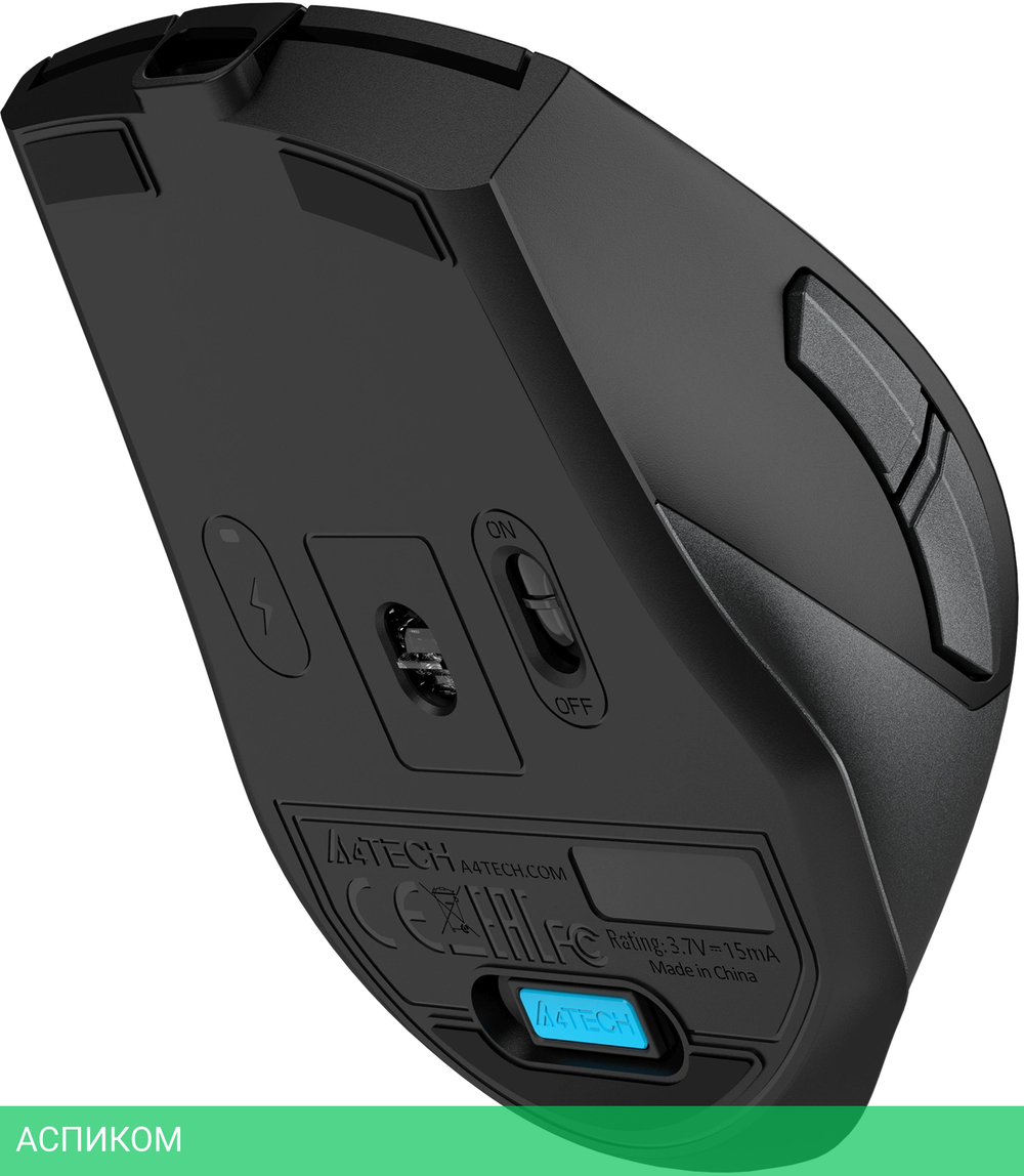 Мышь A4Tech Fstyler FG45CS Air 2 Stone Grey