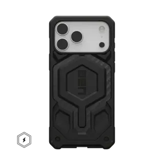 UAG Monarch Pro with MagSafe Series Case for Apple iPhone 17 Pro Max Carbon Fiber (Чёрный)