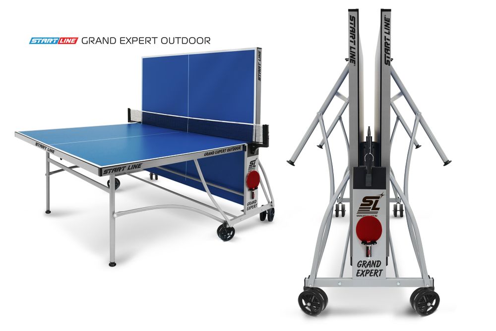 Стол теннисный GRAND EXPERT 4 Всепогодный Синий