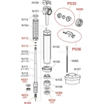 A18 3/8" Впускной механизм с нижней подводкой и металлической резьбой