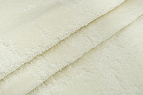 AURUS 1 мебельная ткань велюр, белый, ширина 1,4 м