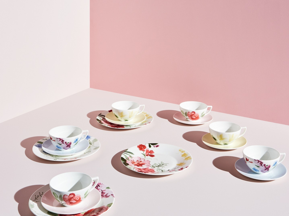 Wedgwood - Джаспер Конрнан Цветочный набор для завтрака, 3 предмета. / артикул   40015357  / GTIN 701587254175
