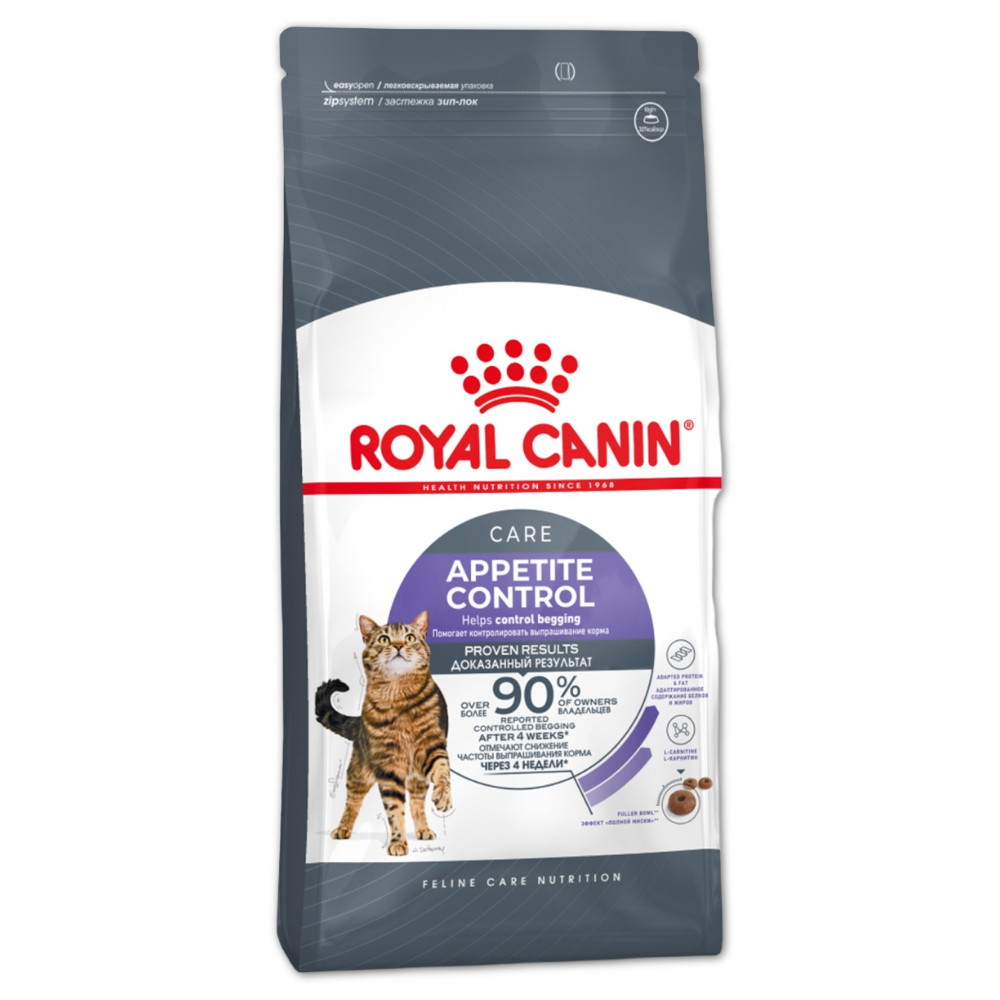 Royal Canin корм сухой для взрослых кошек контроль аппетита