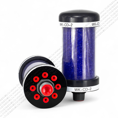 WK-CD-2 - Воздушный фильтр с влагоотделением, резьба 1", 453 л/мин, с силикагелем (560 гр), 3 мкм