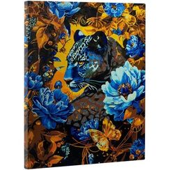 Rəqəmlərlə rəngləmə \ Картина по номерам на холсте с глиттером ТРИ СОВЫ "Пантера", 40*50 sm