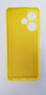 Накладка Infinix Hot 30 желтый Soft Case Zibelino