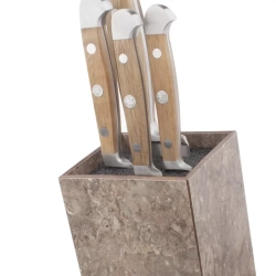Подставка для кухонных ножей 10х10х23см ComposeEat Everyday мрамор коричневый
