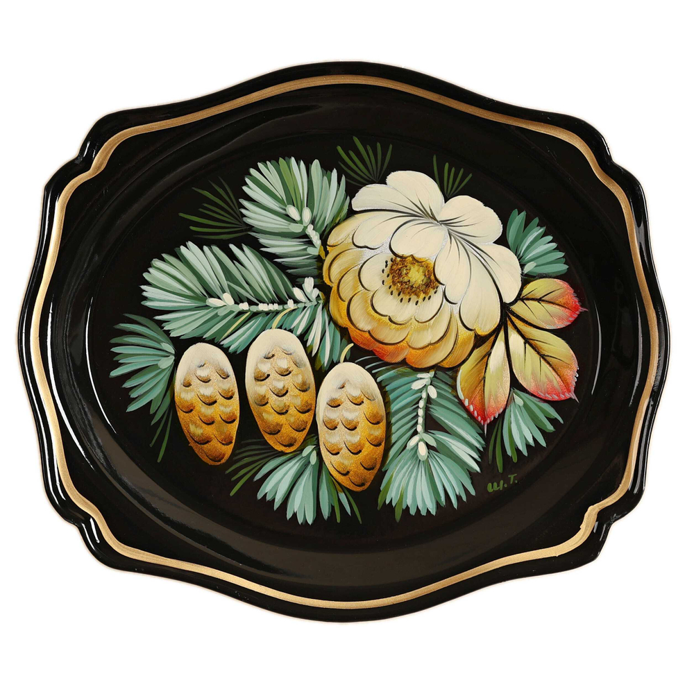 若斯托沃彩绘托盘 A3D290925285