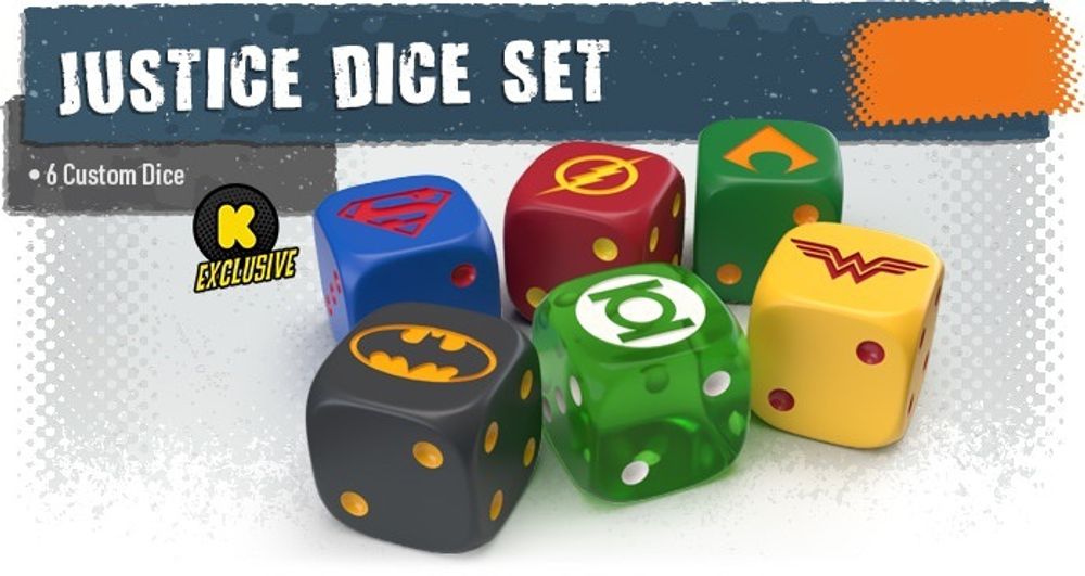 [Предзаказ] DCeased - A Zombicide Game - Justice Dice Set