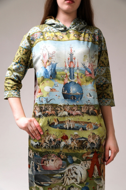 Платье "Сад земных наслаждений", по мотивам триптиха Иеронима Босха