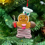 Пряничные человечки, украшение на ёлку [Арт. KL 60012]