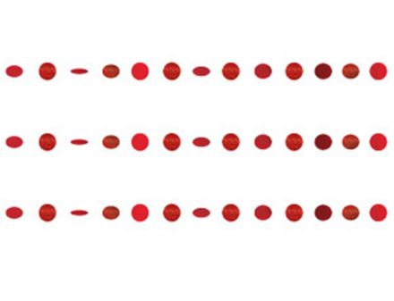 Круги 6 см "Красные" 2 м