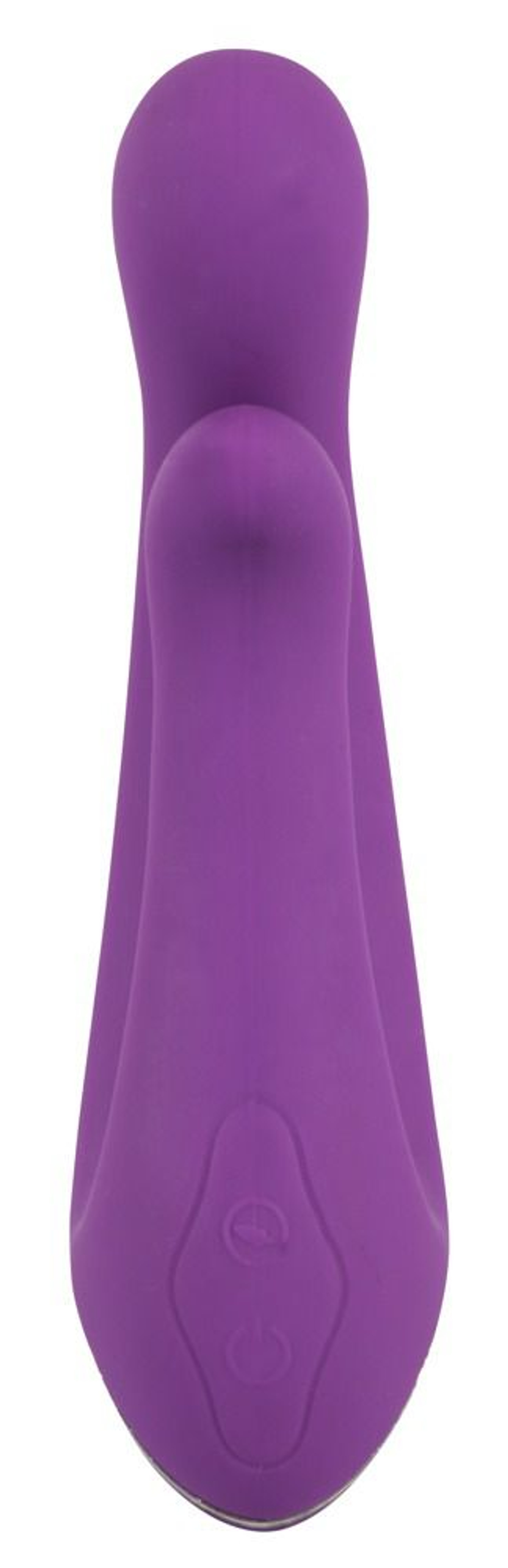 Фиолетовый перезаряжаемый вибратор Javida Double Vibe (Цвет: фиолетовый)