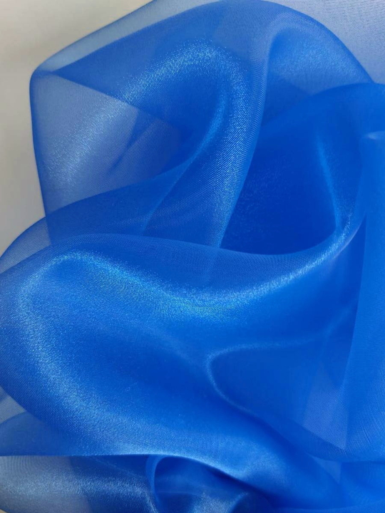 Органза, бирюза голубая №2,5