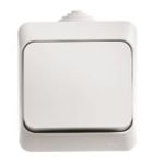 Schneider Electric Белый Выключатель 1-клавишный IP44 открытая установка 17771