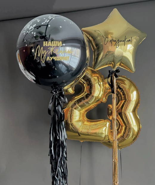 Набор шаров на 23 февраля/день защитника отечества №2564