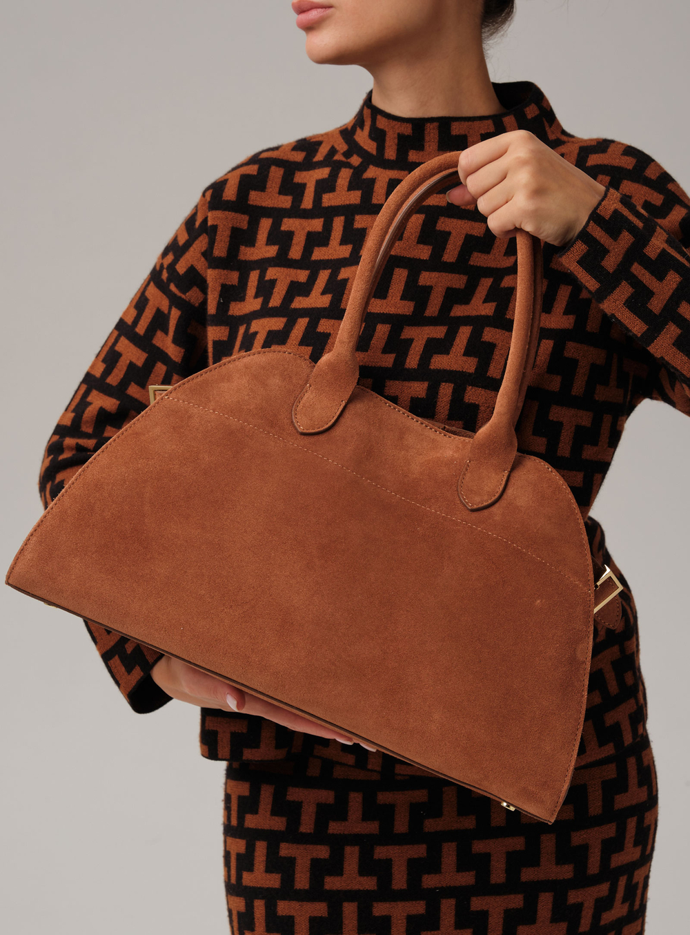 Сумка Deboro 30979 коричневый камыш