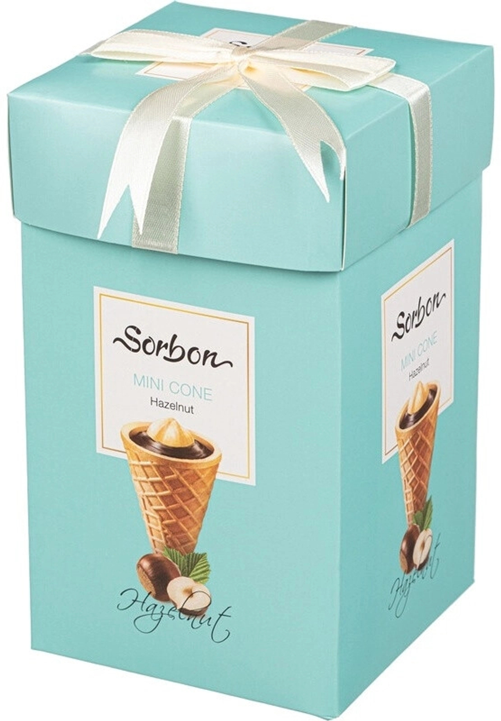 Мини-рожок хрустящий Сорбон Фундук / Sorbon Mini Cone Hazelnut 200г