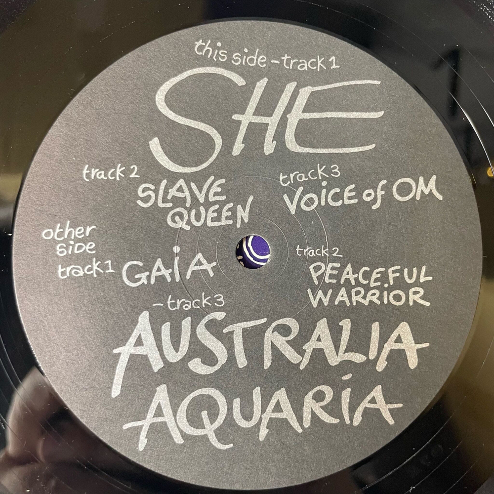 Винтажная виниловая пластинка LP Daevid Allen Australia Aquaria / She (UK 1990)