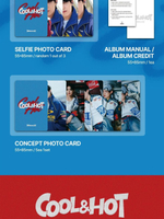 Альбом PARK WOO JIN (AB6IX) - COOL & HOT 1st Single Album 2 Version SET