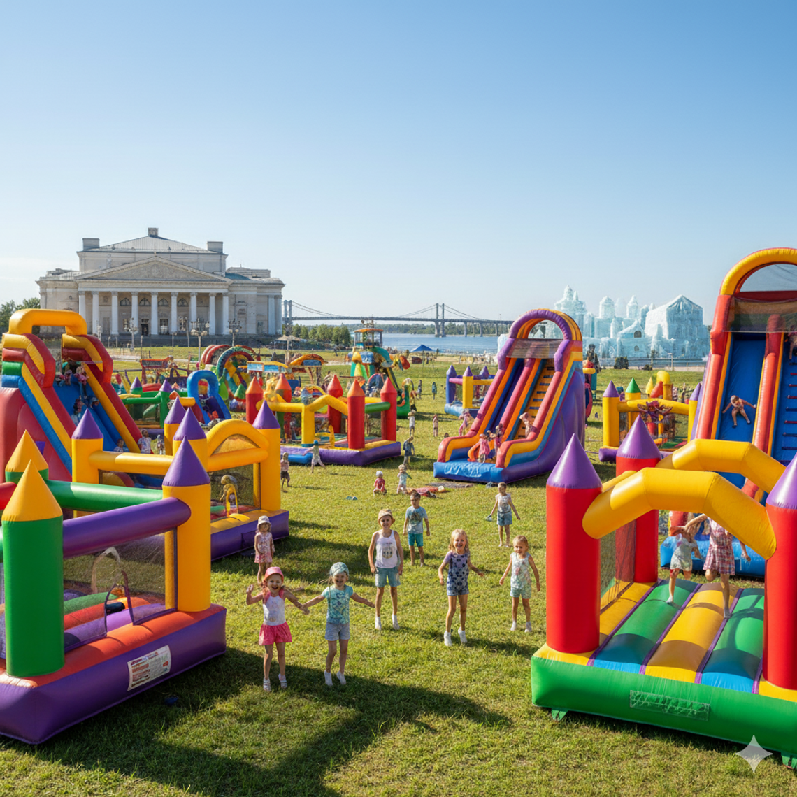 Надувной батут купить в Якутске – БатутМастер 🎉