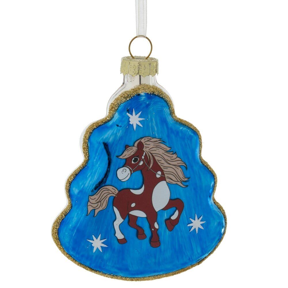 GAEM Украшение новогоднее "Елочка с лошадкой", L8 W2,5 H11 см