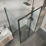 Душевой уголок Niagara Nova NG-34-11AGR-A80GR-34 110x80 стекло прозрачное/профиль графит матовый