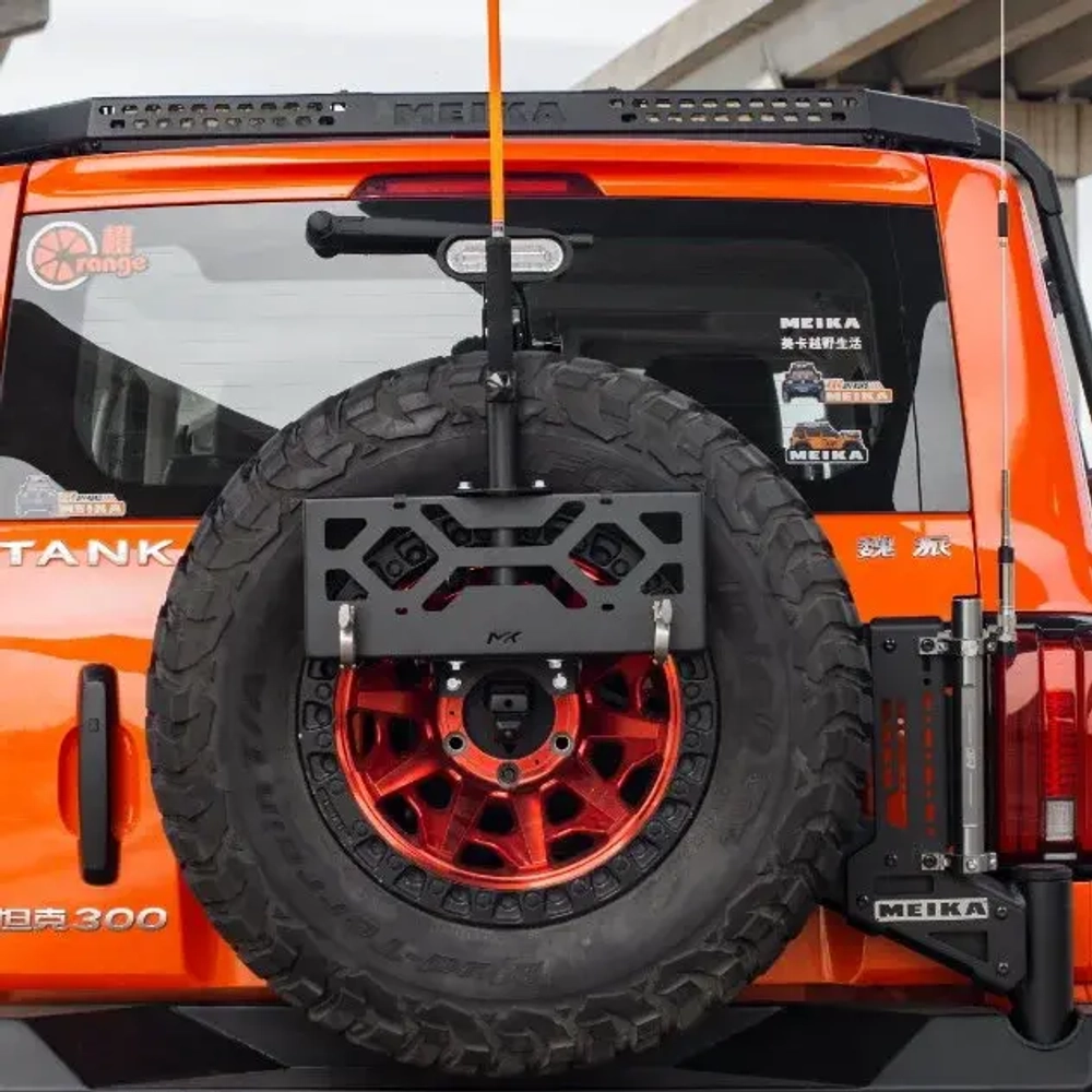 Держатель на запасное колесо MEIKA Tank 300 Танк Органайзер накладка крепление