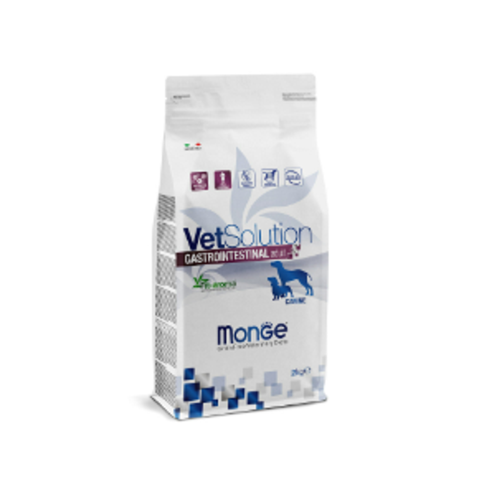 Сухой корм диетический для собак при заболеваниях ЖКТ Monge VetSolution Dog Gastrointestinal Гастроинтестинал 2кг