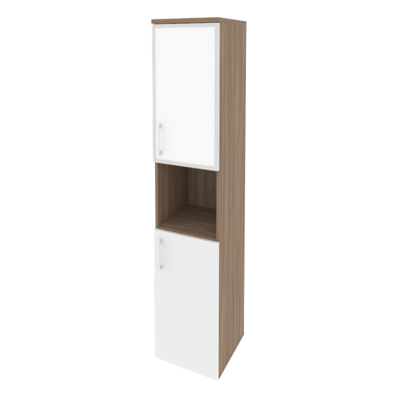 Onix Шкаф высокий узкий правый O.SU-1.4 R (R) white  400*420*1977