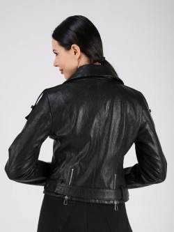 Кожаная куртка демисезонная косуха
