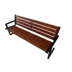 Скамья уличная с подлокотниками 200x57x80