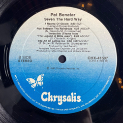 Винтажная виниловая пластинка LP Pat Benatar Seven The Hard Way (Canada 1985)