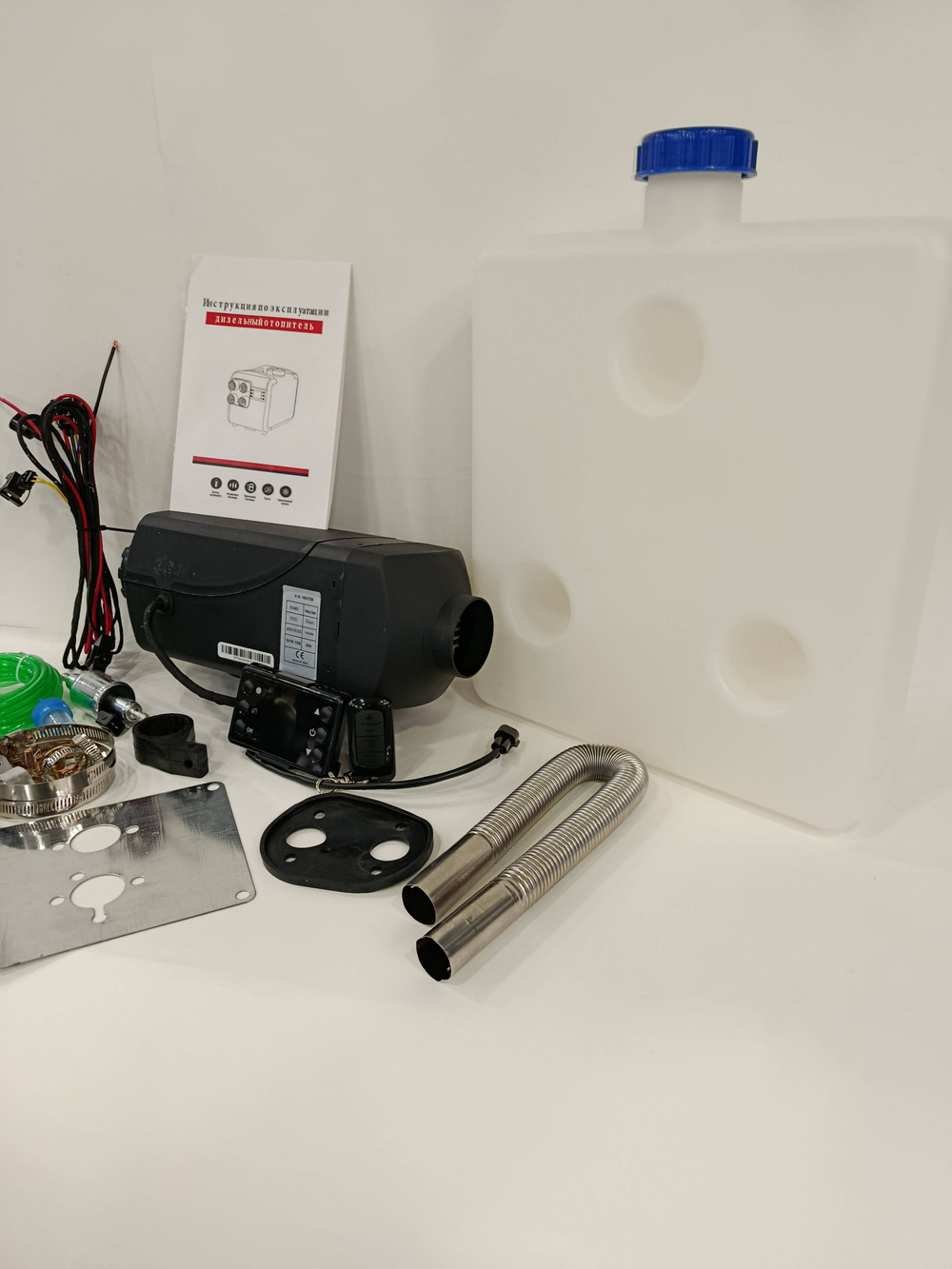 НЕТ - 2 кВт / Встраиваемый автономный отопитель, 2 кВт, 12-24 вольта, SSR Жара (Гарантия 3 месяца)