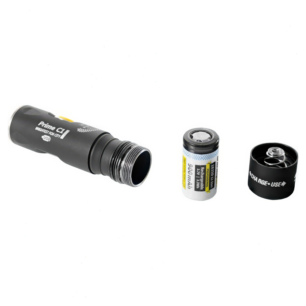 Карманный фонарь Armytek Prime C1 Pro Magnet USB+18350 XP-L — магнитный USB порт для удобной зарядки.