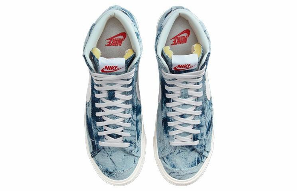 Кроссовки Nike Blazer '77 Multi-Color And White (Женская размерная сетка)