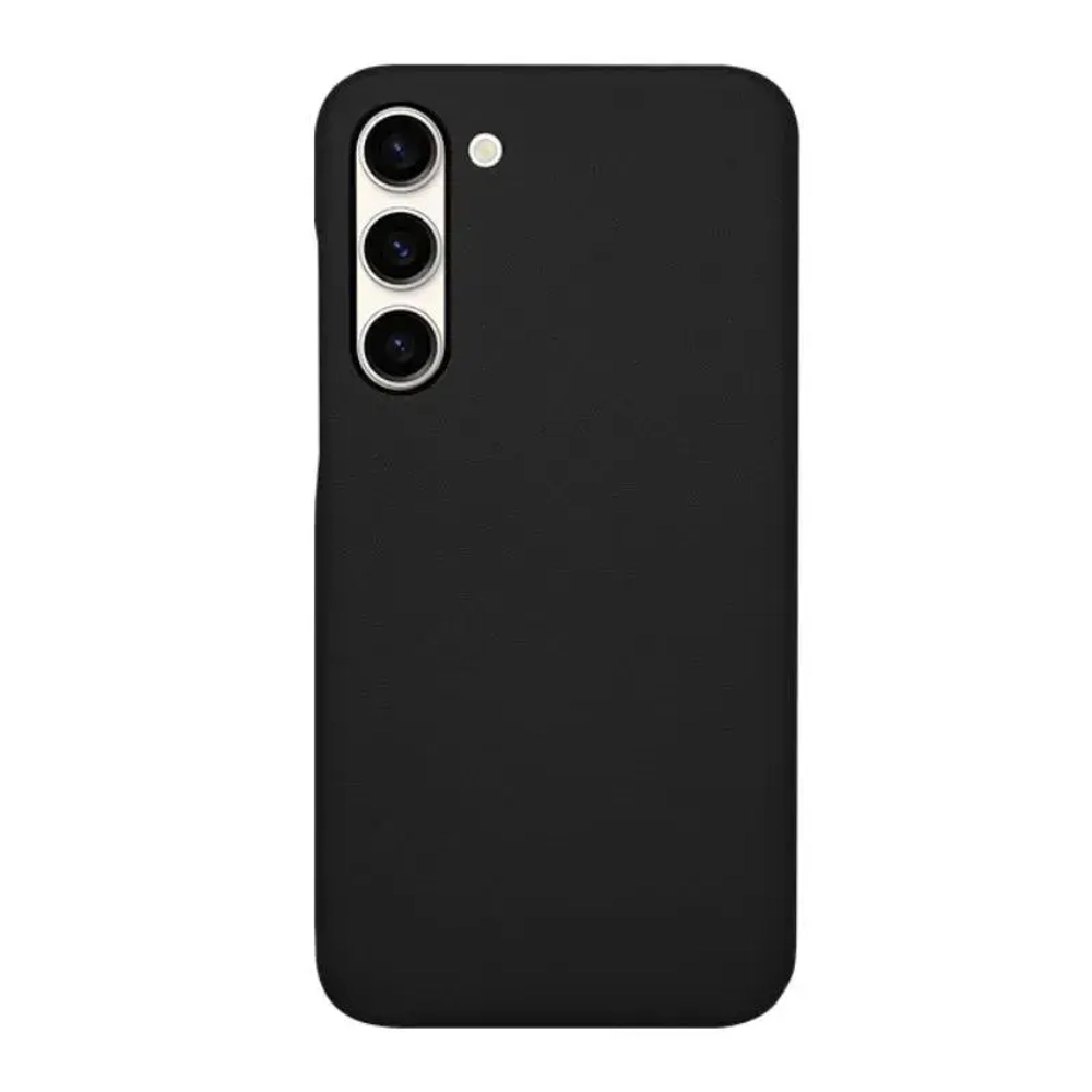 Чехол-накладка Kzdoo Noble Collection для Samsung Galaxy S23 искусственная кожа (черный)