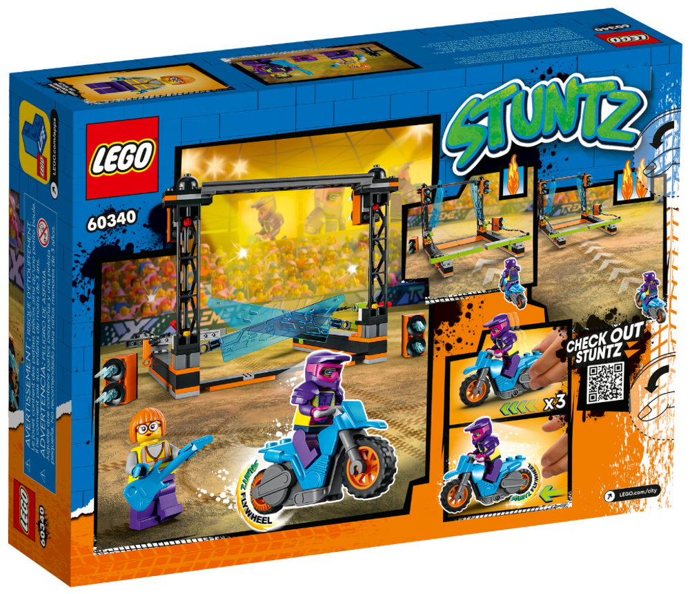 Конструктор LEGO City Stuntz 60340 Трюковое испытание Клинок