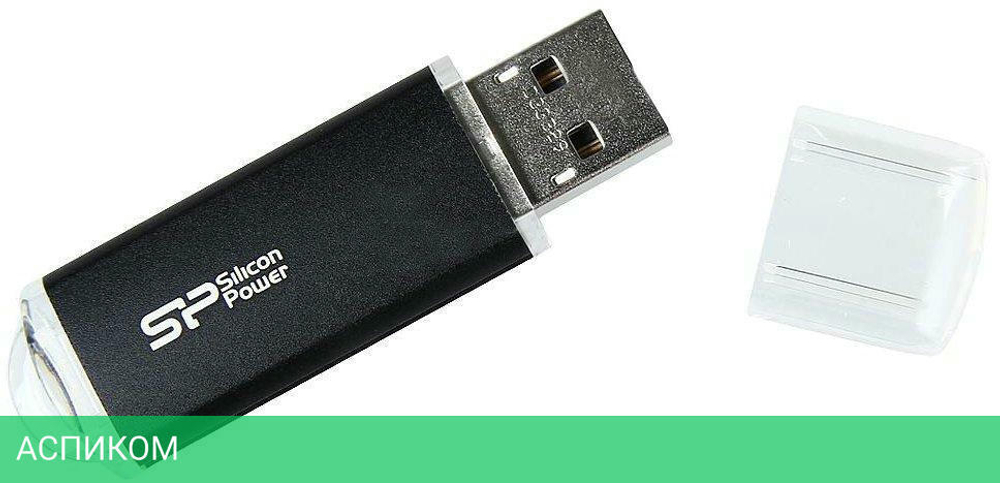 USB Flash-накопитель Silicon-Power Ultima II I-Series 64Gb черный (SP064GBUF2M01V1K)