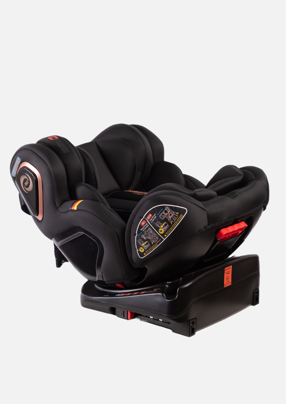 Peppy Автокресло Urban Isofix Gold black черный/золотой 0-36