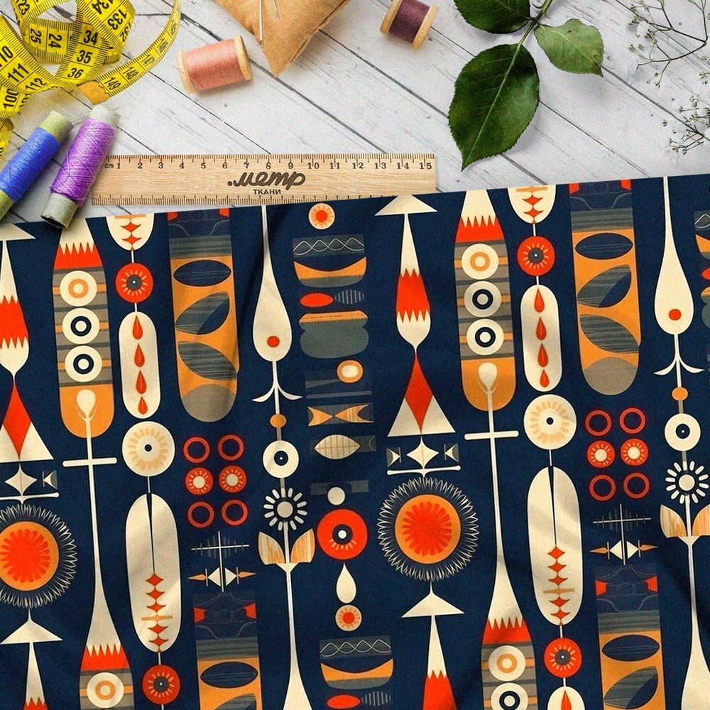 Ткань премиум дюспо этнический экспресс