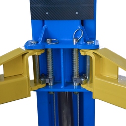 A255M (PEAK 212) Двухстоечный электрогидравлический подъемник 5.5 т. (Красный)